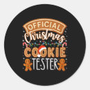 Search for tester stickers Christmas cookie
