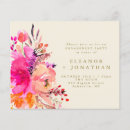 Search for pink and gold engagement party invitations Botanical