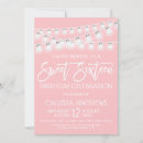Search for string lights sweet 16 invitations Elegant