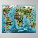 Search for animal world map posters Animals