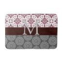 Search for floral mandala bath mats Grey