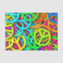 Search for peace sign tissue paper Groovy