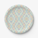 Search for arabic pattern plates Blue