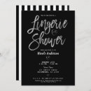 Search for pink black lingerie party invitations Chic