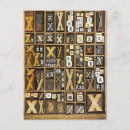 Search for letter x postcards Close up