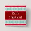 Search for christmas design square badges Red