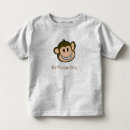Search for monkey toddler tshirts Birthday