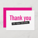 Search for hot pink thank you cards Logo