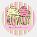 Search for tea and cupcake parties stickers Birthday