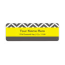 Search for chevron baby shower return address labels Grey