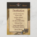 Search for treasure invitations Vintage
