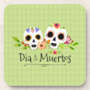 Search for dia de los muertos coasters Halloween