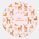 Search for pink deer stickers Girl baby shower