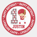 Search for 1st birthday baseball stickers Boy