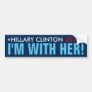 Search for hillary clinton president bumper stickers I'm with her