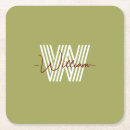 Search for olive green coasters Elegant