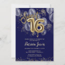 Search for royal blue gold sweet 16 invitations Calligraphy handwritten font
