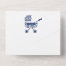 Search for pram baby shower invitations Damask