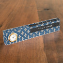 Search for royal blue name plates Fleur de lis
