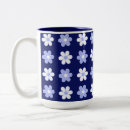 Search for navy blue flowers mugs Modern