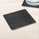Search for black leather coasters Pattern