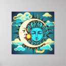 Search for celestial sun canvas prints Moon
