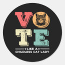 Search for vote cat stickers Usa