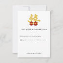 Search for chinese wedding rsvp cards Red and gold