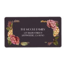 Search for moody floral return address labels Flowers