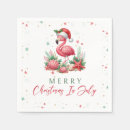 Search for christmas flamingo napkins Summer