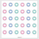 Search for code heart stickers Pink
