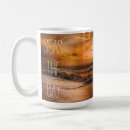 Search for a day at the beach mugs Sunset