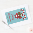 Search for candy canes rectangle stickers Festive