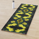 Search for flowers yoga mats Yellow