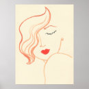 Search for abstract woman face posters Illustration