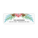 Search for pine branches return address labels Floral