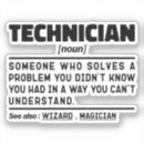 Search for laboratory stickers Technician