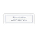 Search for modern bride return address labels Minimalist