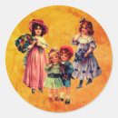 Search for victorian children stickers Girl