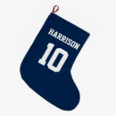 Search for blue and white christmas stockings Sports