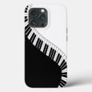Search for piano music iphone cases Black and white