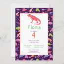 Search for girl dinosaur birthday invitations Kids