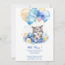 Search for wolf baby shower invitations Cute