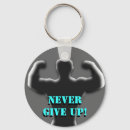 Search for give up key rings Never