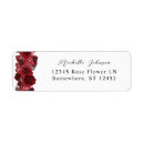 Search for roses return address labels Rustic