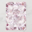 Search for mauve birthday invitations Blush pink