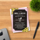 Search for sunflower baby girl shower invitations Rustic