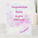 Search for floral retirement cards Vintage