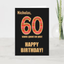 Search for 60th for him birthday cards Modern