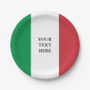 Search for italian flag paper plates Pride